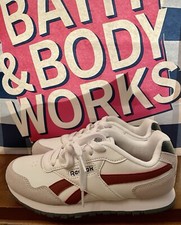 New Classic Royal Reebok Glider. KIDS Shoe Size 3 Boy Red, White,  Blue