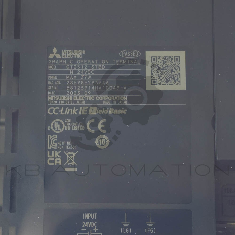 Mitsubishi GT2512-STBD GOT2000 Series GT25 12.1-inch Graphic