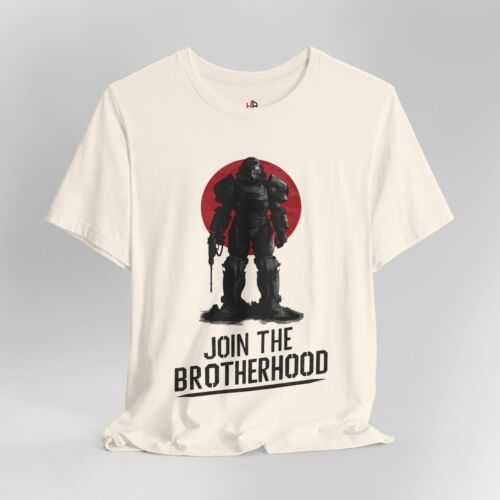 Fallout Join the Brotherhood Shirt Power Armor Gamer Gift - Picture 4 of 10