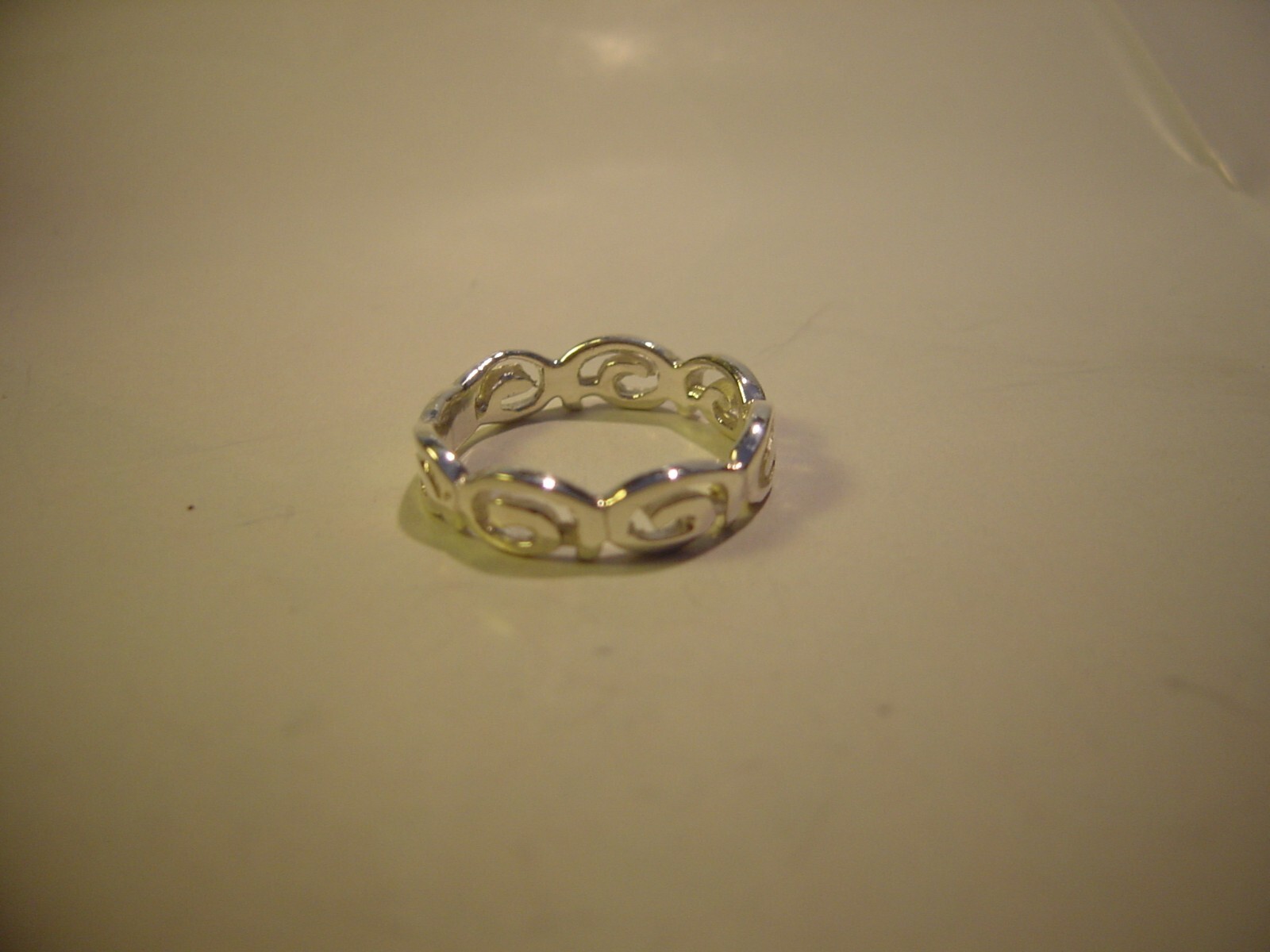 Stunning Solid Silver Ring-Superb design- spirals… - image 2