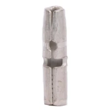 (100) Non-Insulated Male Bullet Connector 22-18 Gauge .157 Tab Wire Terminal