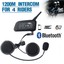 thumbnail 8 - BT Motorcycle Bluetooth Intercom Helmet Interphone Headset V4 1200m 4 Riders FM
