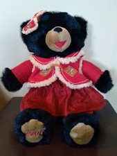 2006 Snowflake Teddy Bear Dan Dee With Christmas Dress Plush Stuffed