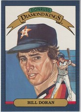 1986 Leaf Donruss - BILL DORAN - DIAMOND KINGS #10 - Astros BOX FRESH