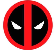 Deadpool Logo Sticker Classic Marvel window laptop bumper vinyl decal