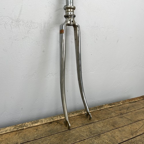 Vintage Motobecane Fork Chrome 1" Threaded Steerer 5.75" France 1980s Road Bike - Picture 9 of 20