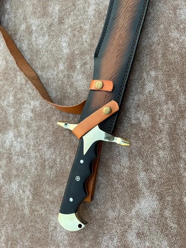 Custom Handmade Damascus Steel Ertugrul Scimitar Arabic Turkish Sword - Bild 7 von 9