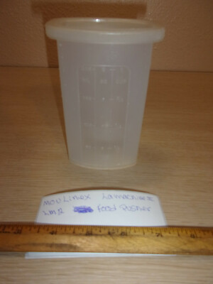 MOULINEX LAMACHINE II(2) MODEL LM2 FOOD PUSHER/MEASUREING CUP