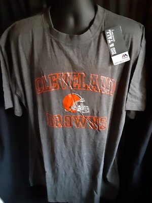Cleveland Browns Men's Majestic Big Tall Shirt XLT,2XT,3X or 5X