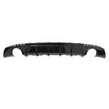 Fits 2015-2023 Chrysler 300 Rear Bumper Diffuser Valance Shark Fins Gloss Black