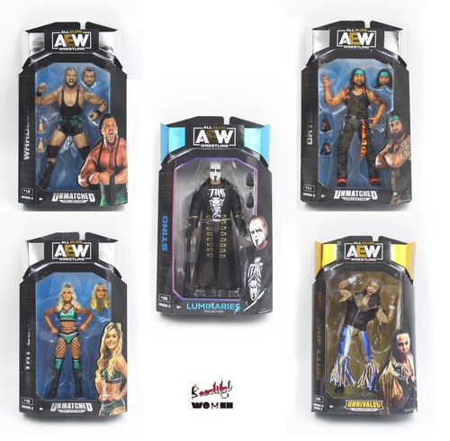 AEW All Elite Wrestling WWE collection 