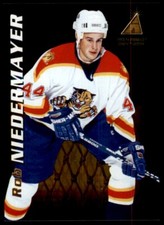 1995-96 Pinnacle Zenith Rob Niedermayer #110 Florida Panthers