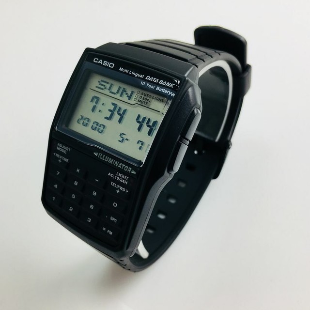 casio calculator watch change time