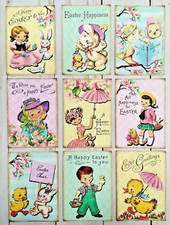 9 Retro Style Easter Handmade Pocket Letter Cards Journals Scrapbooks Crafts