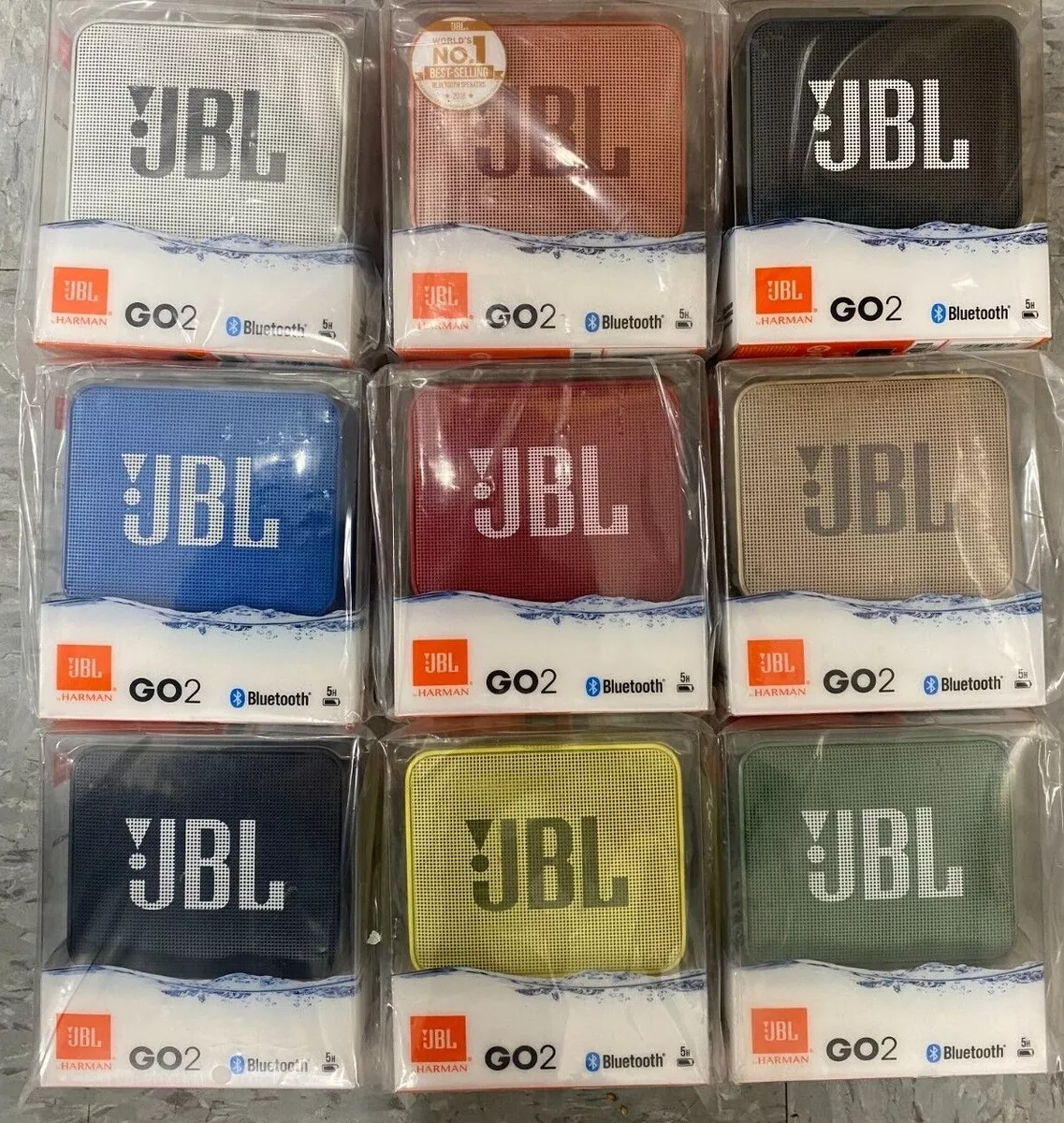 JBL GO2 - Altavoz Bluetooth ultra portátil impermeable