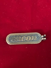 Encon Brass Tone Keychain Fob Only 2.25"