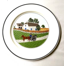 Villeroy & Boch Design 1748  Naif LaPlau Dinner Plate 10.5"  Going to Market # 1