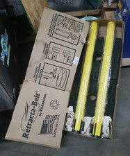 Visiontron Retracta-belt 15' Black-Yellow Belt Crowd Control Safety Barrier NIB 
