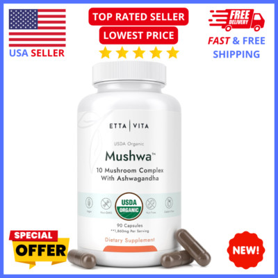 Lion's Mane Mushroom Complex 11-in-1   Brain, Focus & Immune Support