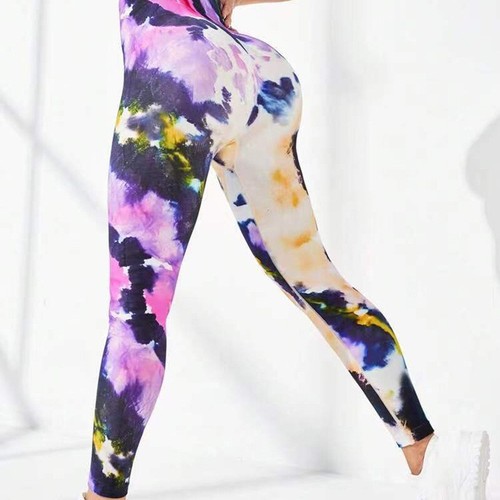 Leggings sin costuras para mujer Pro Fitness cintura alta apretados levantamiento de glúteos pantalones de yoga - Imagen 48 de 48