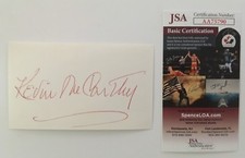 Kevin McCarthy Signed Autographed 3x5 Card JSA Certified