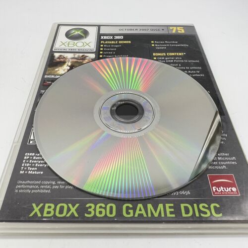 Microsoft Xbox 360 Demo Discs Lot June 07 Holiday 07 October 07 - Picture 5 of 5