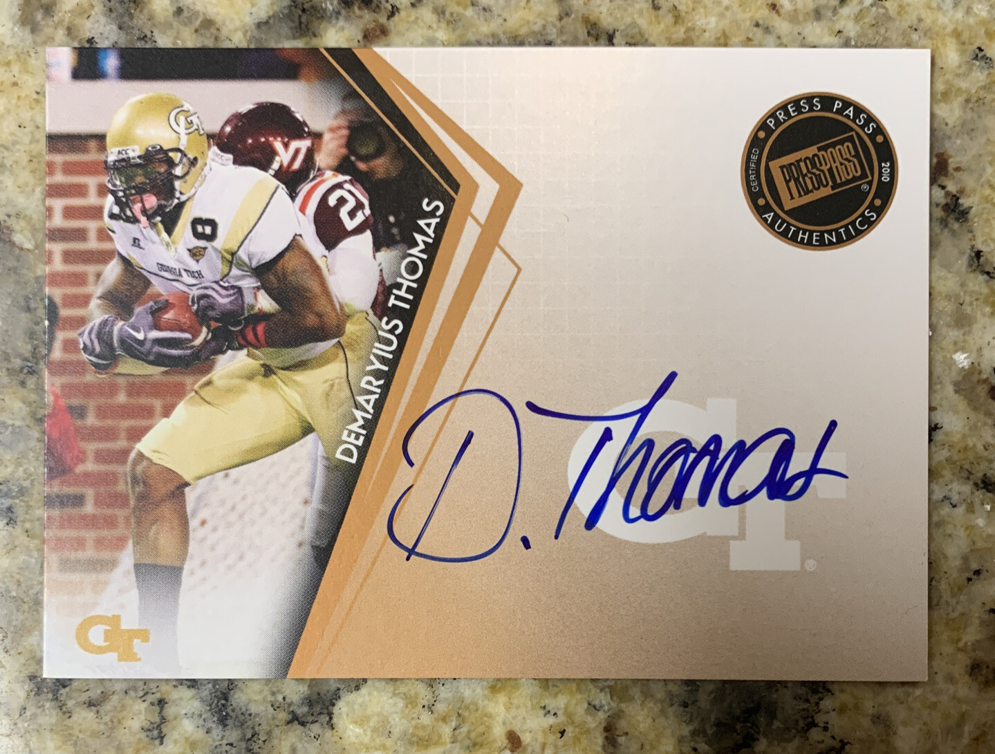 Demaryius Thomas Press Pass Autographs #PPSDT Base