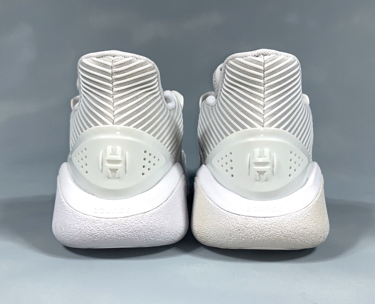 adidas James Harden Stepback Basketball Shoes White Grey  display picture 1