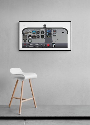 Cessna 172 Poster Cockpit Wall Art Great Pilot Gift | eBay