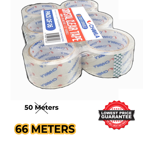 48mm x 66m / 92m Tape Rolls Clear Strong parcels Tapes Packaging 2