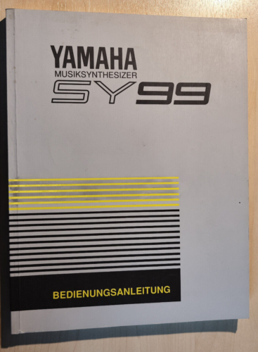Yamaha SY99 FM AWM Synthesizer Manual Owners Manual German Topzustan near mint - Picture 1 of 2