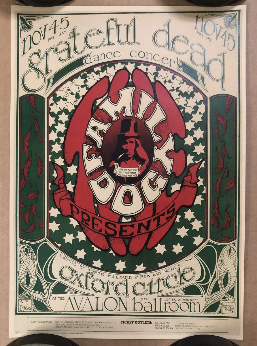 grateful dead family dog poster products for sale | eBay