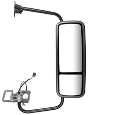 Chrome Door Mirror Assembly Heated Warm For 05-18 Freightliner Century Rh Side Chrome Door Mirror Assembly Heated Warm For 05-18 Freightliner Century Rh Side
