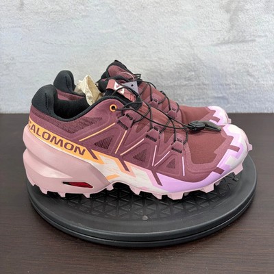 NEW Salomon Speedcross 6 Women Catawba Grape/Papaya/Deauville 475818 Size 8