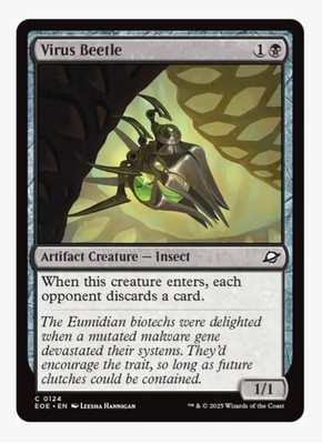 Virus Beetle (Foil) | Edge of Eternities EOE | MTG Pauper | New Unplayed | NM+
