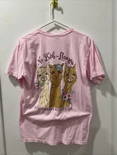 Southern Couture Medium No Prob-Llama  T-Shirt simply pink womans funny cute