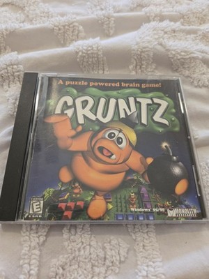 Gruntz Retro Pc Game Nostalgia Cartoon Windows 95/98 Monolith Production