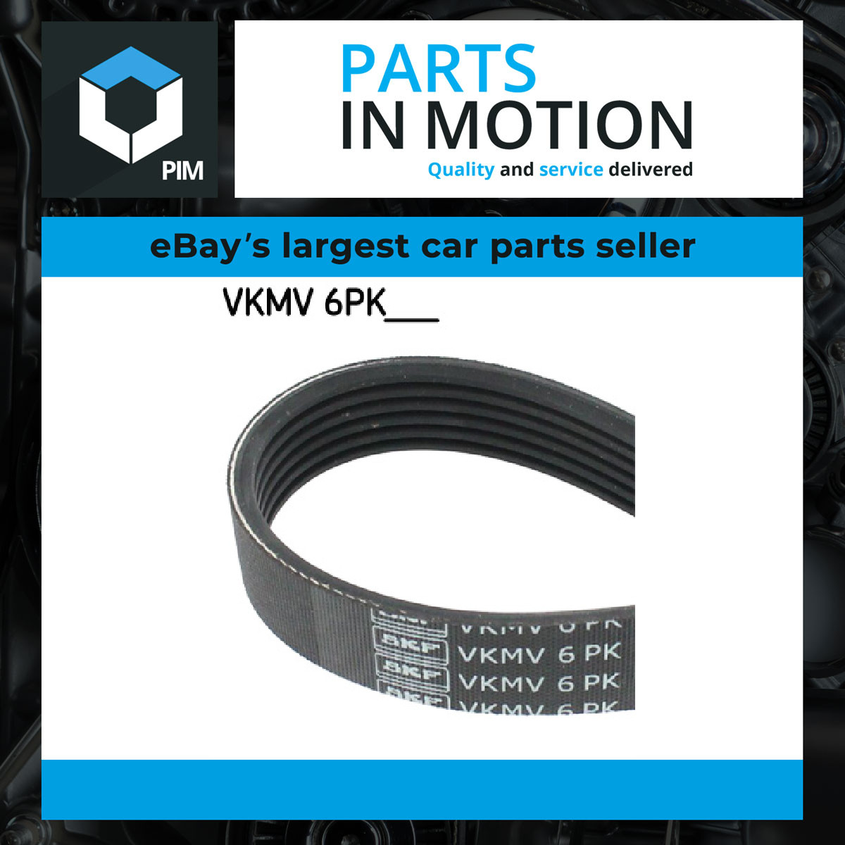 6 Rib Multi V Drive Belt VKMV6PK1330 SKF 0119973392 0119975892 Quality New