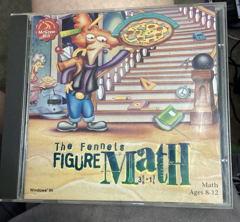The Fennels Figure Math McGraw Hill Win 95 Educational CD Math Age 8-12