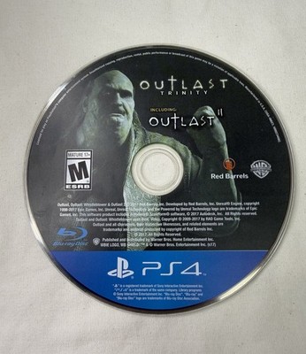 Outlast Trinity (Outlast II) One Disc Only Sony PlayStation 4 PS4