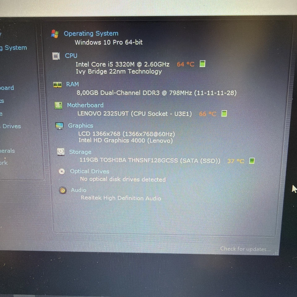 Lenovo ThinkPad X230 · i5-3320M · 8GB · 120GB, foto 2 di 5