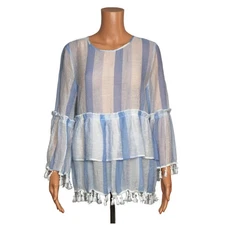 Signature Studio Long Sleeve Top Women's Size Large