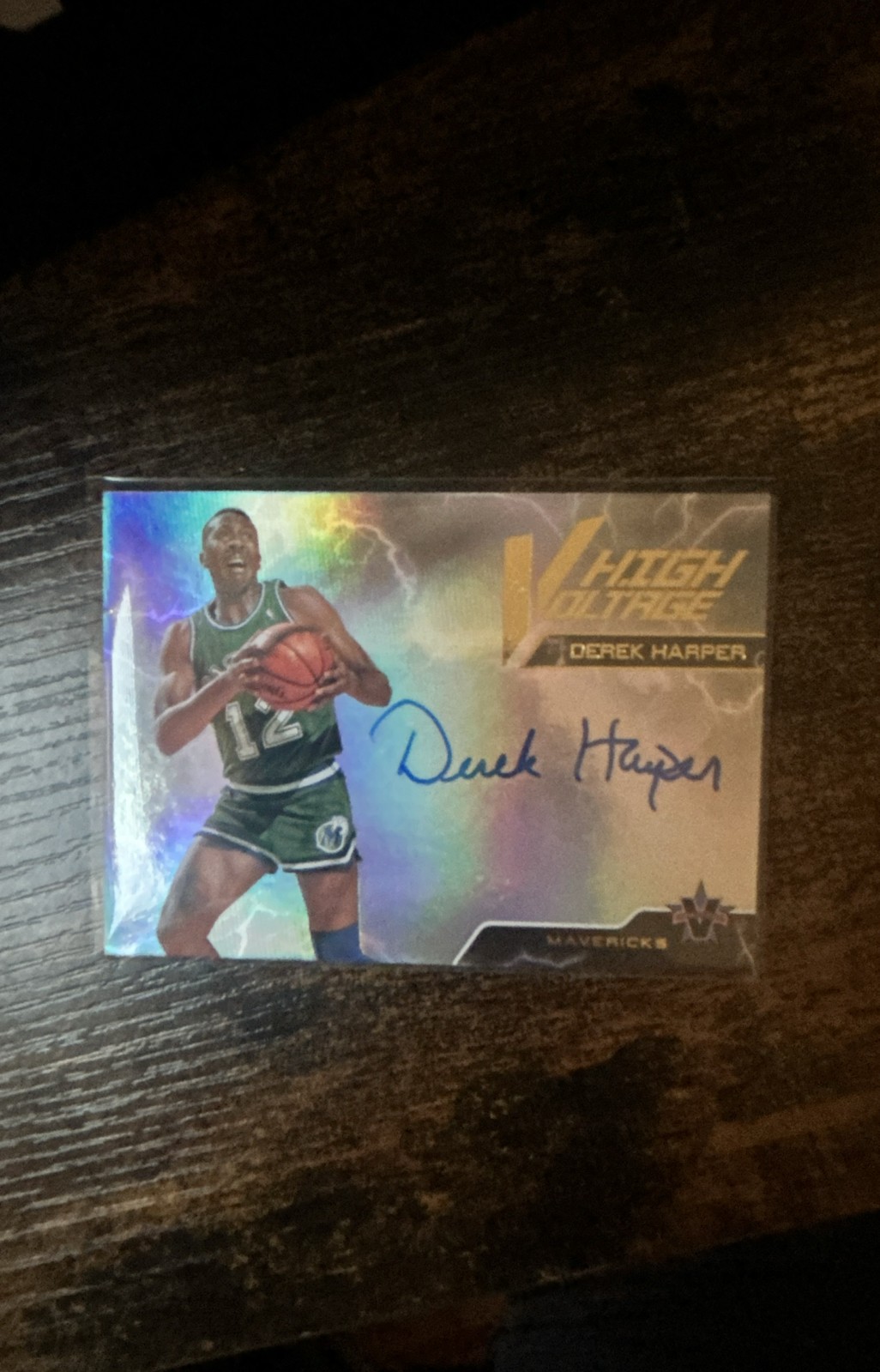 2017-18 Panini Vanguard - High Voltage Signatures Derek Harper #HV-DHP /99 (AU)