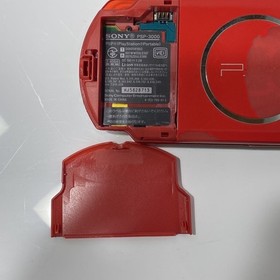 PSP-3000 Red & Black Sony PlayStation Portable Console Verified