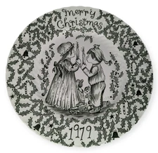 Vintage Royal Crownford by Norma Sherman Staffordshire England Ceramic Plate