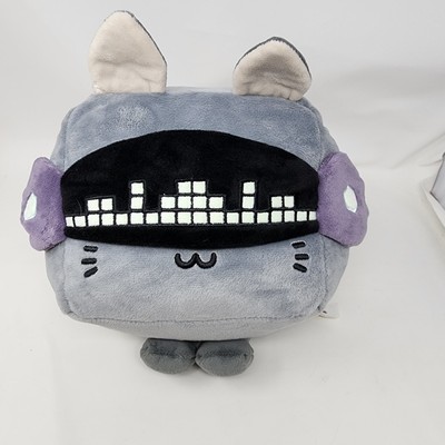 Pet Simulator X Techno Cat with Visor Headphones Stuffed Plush No Code