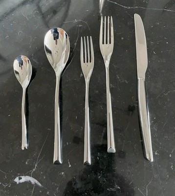 New.  Sambonet H-Art Flatware 5-piece Place Setting