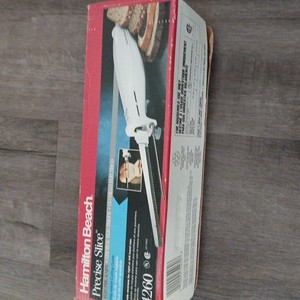 VTG Hamilton Beach Precise Slice Electric Knife #74260 In Original Box Works GUC