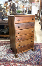American Antique Oak Chest | Cabinet or Gramophone Cylinder Storage Drawers
