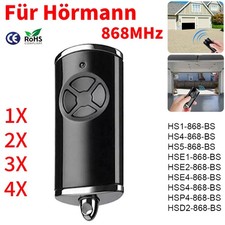 Für Hörmann Handsender HSE4 868-BS MHz BiSecur 4-Tasten Garagentor Fernbedienung